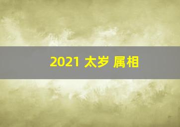 2021 太岁 属相